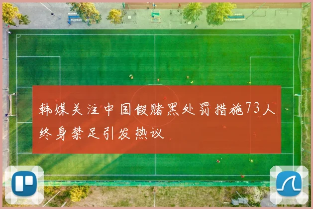 韩媒关注中国假赌黑处罚措施73人终身禁足引发热议